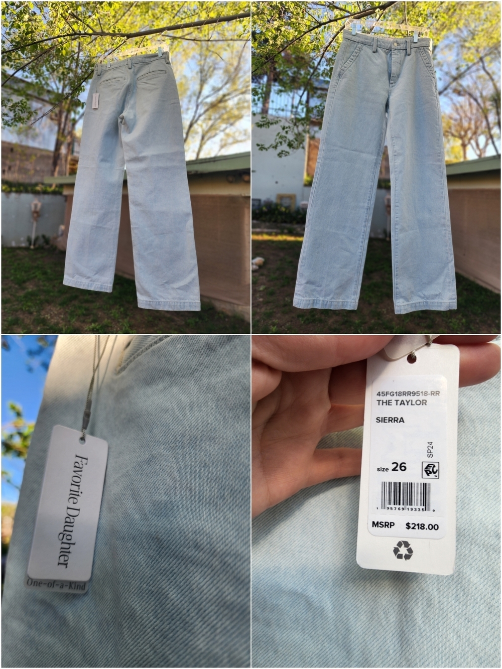 Favorite Daughter The Taylor Sierra Jeans in Light Blue